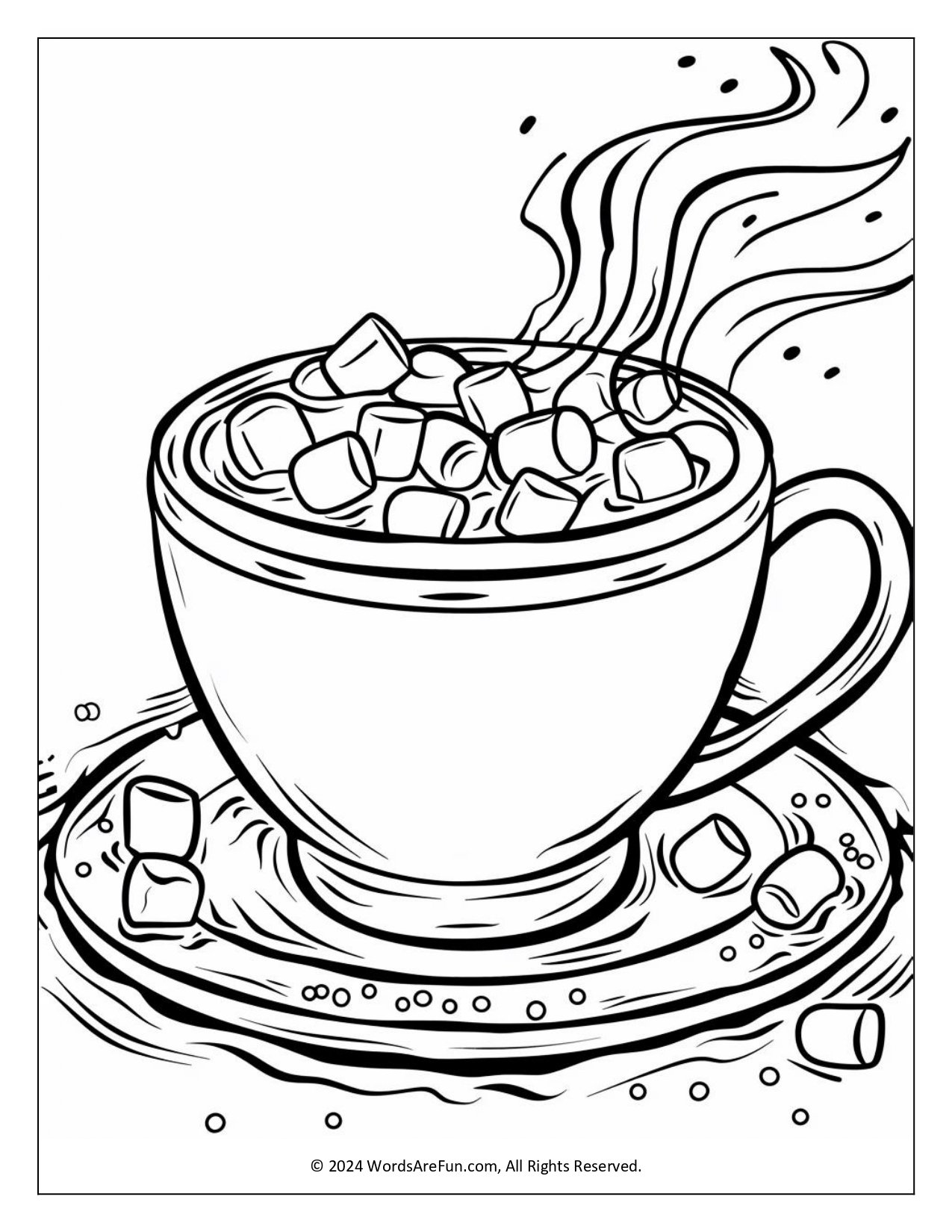 Winter Coloring Sheets