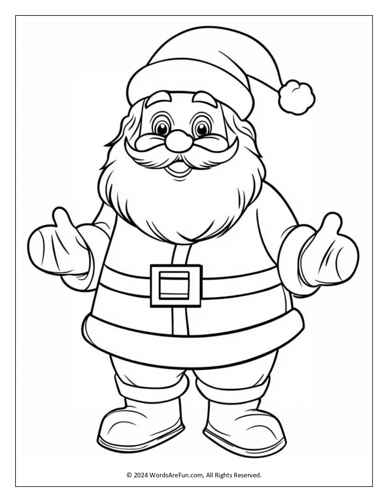 Winter Coloring Sheets